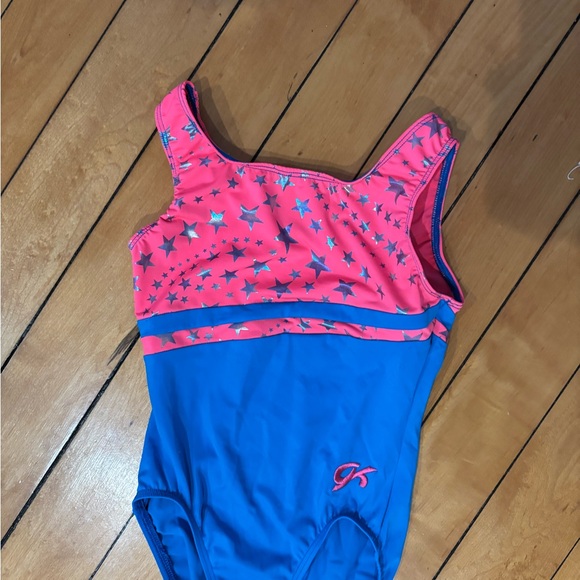 GK Kids Leotard - Pink and Blue - Picture 3 of 6
